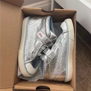 New See Kai Run Silver Kids Sneakers